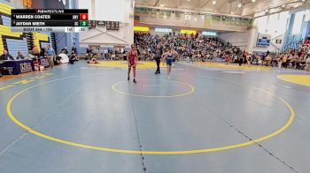 126 lbs Cons. Semi - Warren Coates, Smyrna H S vs Jaydan Mieth, Sussex Central H S