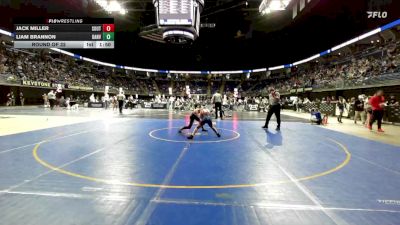 100 lbs Round Of 32 - Jack Miller, South Middleton vs Liam Brannon, Danville