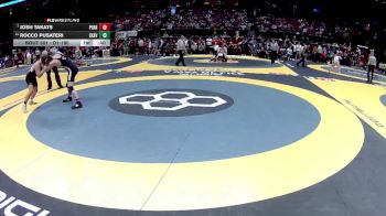 D1-190 lbs 7th Place Match - Josh Takats, Perrysburg vs Rocco Pusateri, St. Xavier