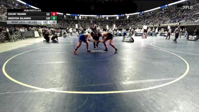 192 lbs Round Of 32 - Colby Ruark, Elk Lake vs Weston Gilarno, Lakeview