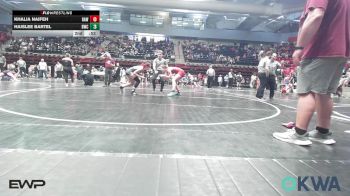 126 lbs Rr Rnd 2 - Zan'e Dyches, IRONMEN Wrestling Club vs Presley Sarra, Skiatook Youth Wrestling