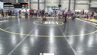 66 lbs Consi Of 4 - Brennan Wise, York vs Kayden Turner, Mercersburg