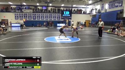 174 lbs Cons. Round 2 - Landyn Williams, Eureka vs Jonathon Lamprich, Loras