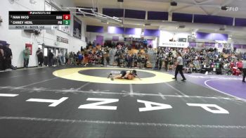 Boys 152 lbs Quarterfinal - Chrey Herl, Pleasant Valley Boys vs Ivan Rico, Durham Boys