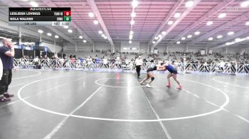 138 lbs Rr Rnd 1 - Lesliegh Lovings, Team Nebraska vs Nola Walker, East Rowan Wrestling Club