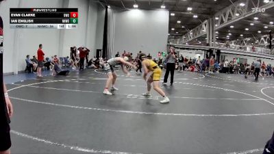 150 lbs Round 3 (4 Team) - Evan Clarke, Outsiders WC vs Ian English, North Hunterdon WC