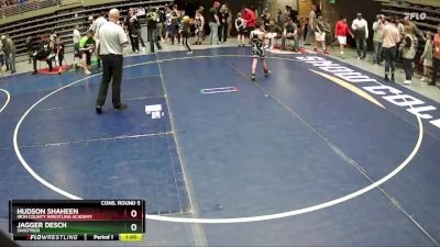 61 lbs Cons. Round 5 - Jagger Desch, Shootbox vs Hudson Shaheen, Iron County Wrestling Academy