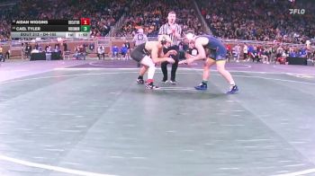 D4-165 lbs Quarterfinal - Cael Tyler, Roscommon vs Aidan Wiggins, Decatur