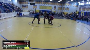 113 lbs Round 1 (8 Team) - Issac Robertson, Longwood WC vs Roderick Brown, George Jenkins WC