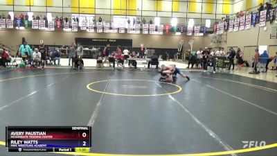 130 lbs Semifinal - Avery Paustian, McDominate Training Center vs Riley Watts, MWC Wrestling Academy