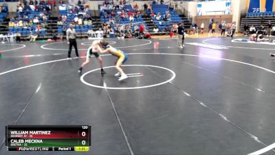 120 lbs Round 3 - Caleb Meckna, Gretna vs William Martinez, Kearney JV