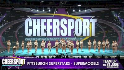 Pittsburgh Superstars - Supermodels [2019 Medium Senior 5 Day 1] CHEERSPORT Nationals: Friday Night Live