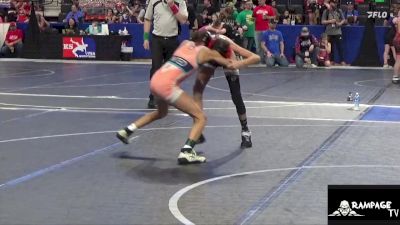 80 lbs Semifinal - Angelica Ponce, South Central Punisher vs Prestigious Connally, Hays Wrestling Club