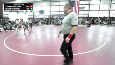 145 lbs Semifinal - Claire Bartlome, Providence Hall vs Courtney Mecham, Grantsville