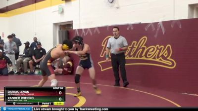 125 lbs Semifinal - Darius Levan, Sacramento City College vs Xander Romero, West Hills College