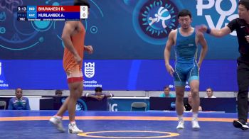 61 kg Final 3-5 - Bhuvanesh Bhuvanesh, India vs Abdinur Nurlanbek, Kazakhstan