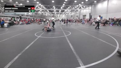 132 lbs Round 3 (6 Team) - Joey Gallo, Wayne Danger vs Arihant Boddu, Whitted Trained