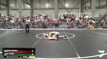120 lbs Cons. Round 1 - Juliean Espada, Salina vs Jace Myers, Hays