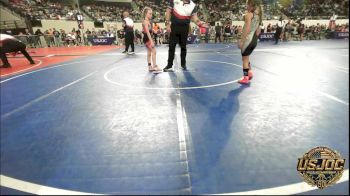 57 lbs Round Of 32 - Riley Walsmith, Randall Youth Wrestling Club vs Preslie Dickerson, Blue Devil Wrestling