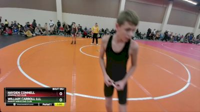 99-103 lbs Round 1 - Hayden Connell, Spartan Mat Club vs William Carroll Lll, Eagles Wrestling Club