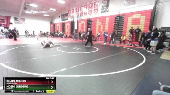 115 lbs Champ. Round 1 - Rhain Aranjo, John Glenn vs Noemi Cordero, Poway