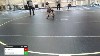 54 lbs Consolation - Alex Leon, GWC/Tigers vs Gage Yamamoto, Threshold WC