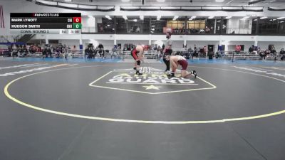 165 lbs Cons. Round 2 - Mark Lynott, Chicago vs Hudson Smith, Ohio Northern
