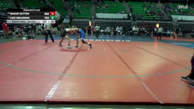 7A 150 lbs Quarterfinal - Shaun Sutton, Hoover vs Luis Melendez, Tuscaloosa County