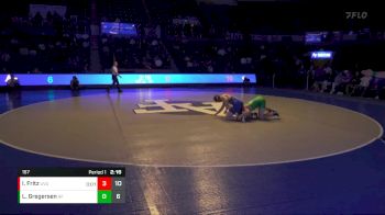 157 lbs Lincoln Gregersen, Air Force vs Ian Fritz, Utah Valley