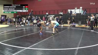 149 lbs Cons. Round 3 - Andrew Sanchez, Brewton-Parker (GA) vs Ronny Marlow, No