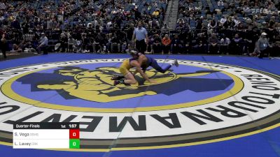 138 lbs Quarterfinal - Sergio Vega, Sunnyside vs Landon Lavey, Crook County