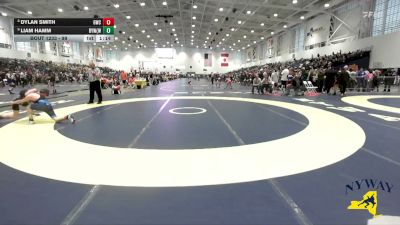 99 lbs Champ. Round 2 - Liam Hamm, Bulldogs Youth Wrestling (Far Western) vs Dylan Smith, Gouverneur Wrestling Club