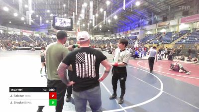 80 lbs Consi Of 16 #2 - Jorrdan Salazar, Duran Elite vs Jace Brackett, Badlands Elite