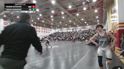 132 lbs Champ. Round 3 - Mekhi Davenport, Trinity vs Mason Katschor, Dundee