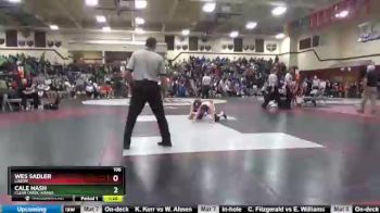 106 lbs Cons. Round 3 - Wes Sadler, Lisbon vs Cale Nash, Clear Creek-Amana