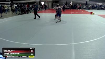 215 lbs Cons. Round 3 - James Zimmerman, LPGE/B Wolves vs Jayden Juve, Grand Rapids