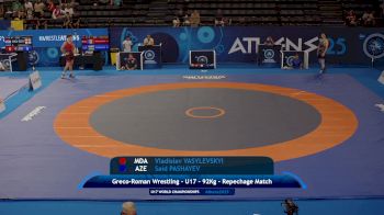92 kg Repechage - Vladislav Vasylevskyi, Moldova vs Said Pashayev, Azerbaijan