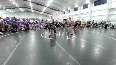 131 lbs Round Robin 1 - Farrah Fourspring, Backyard Barbies Purple vs Aubree Dignean, Pursuit-Girls