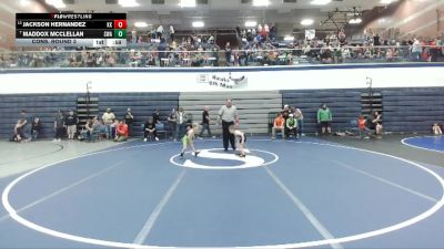47 lbs Cons. Round 3 - Jackson Hernandez, Kuna Klub vs Maddox McClellan, Sublime Wrestling Academy