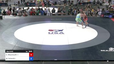 285 lbs Rnd Of 64 - Cary Weymouth, North Carolina vs Wyatt Schmitt, Illinois