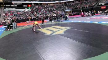 G110-4A Cons. Round 2 - Youvy Hinojos, Fort Morgan Girls vs Karisa Craig, Rifle Girls