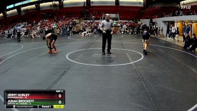 80 lbs Round 2 (8 Team) - Jimmy Hurley, Neighborhood vs Judah Brockett, Empyre WC Maroon