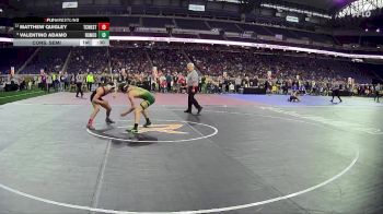 D1-120 lbs Cons. Semi - Valentino Adamo, Romeo HS vs Matthew Quigley, Traverse City West HS