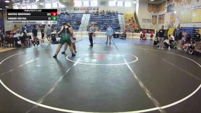 285 lbs Round 1 (8 Team) - Heber Reyna, Cypress Creek vs Mateo Besteiro, Naperville Central
