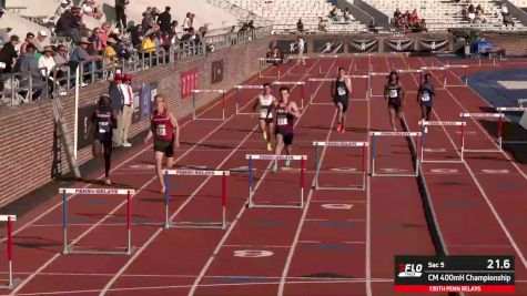 Watch College Men's 400m Hurdles (Event 202) Heat 5 At 2026 Penn Relays