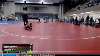 88 lbs Semis (4 Team) - Jaron Swanson, Monticello vs Landryk Tietz, Wabasso