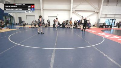 150 lbs Cons. Quarters - Jack Bronte, Livermore Elite Wrestling Club vs Mahlon Pobstman, MAW Wrestling Academy