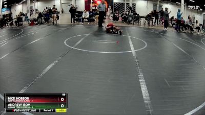 88 lbs Round 1 (4 Team) - Nick Hobson, Mat Warriors Black vs Andrew Isom, Junior Terps Xpress