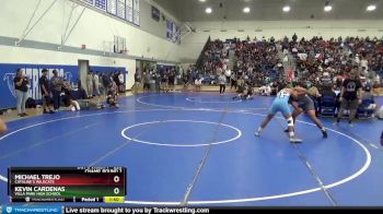 220 lbs Champ. Round 2 - Michael Trejo, Cataline`s Wildcats vs Kevin Cardenas, Villa Park High School