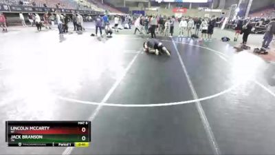 220 lbs Cons. Round 2 - Lincoln McCarty, WI vs Jack Branson, TN